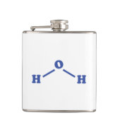 水分子化学式 フラスク (正面)