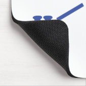 水分子化学式 マウスパッド (コーナー)