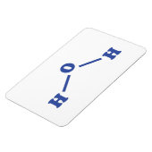 水分子化学式 マグネット (左側)