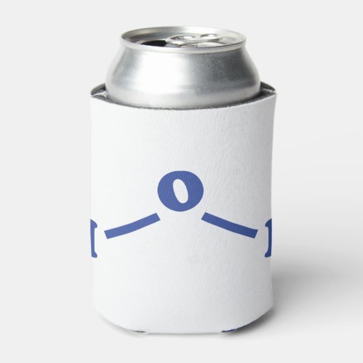 水分子化学式 缶クーラー (缶正面)