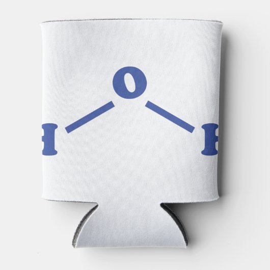 水分子化学式 缶クーラー (正面)