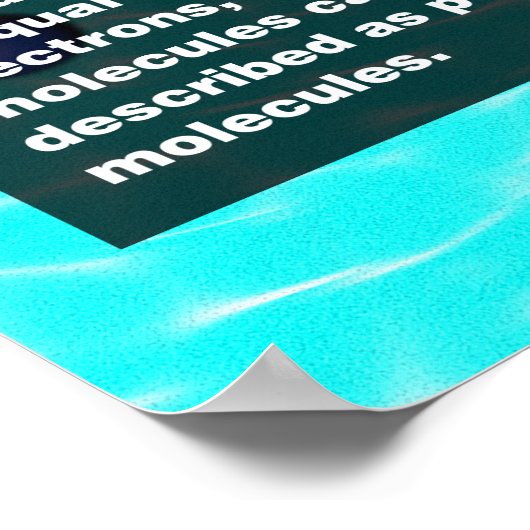 水分子 ポスター (角)