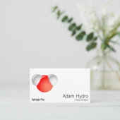 水分子H2O 名刺 (スタンド正面)