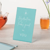 水分補給がお似合い 台座サイン (インサイチュ)