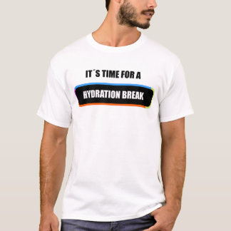 水分補給の休憩 Tシャツ