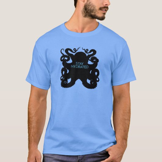 水分補給を続ける Tシャツ (正面)