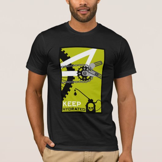 水分補給バイク Tシャツ (正面)