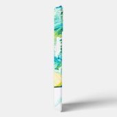 水切りインクなし、黄色、青、シアン色の斑点の画像 Case-Mate iPhoneケース (裏面 / 右)