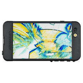 水切りインクなし、黄色、青、シアン色の斑点の画像 LifeProof NÜÜD iPhone 6S PLUSケース