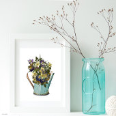 水切り缶での再生用の押し花 ポスター