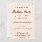 水切り缶の女の子byルノアール,バースデーパーティー 招待状 (裏面)