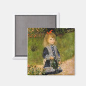 水切り缶を持った少女 マグネット (正面/裏面)