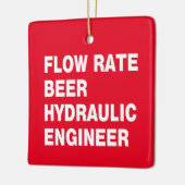 水力技術者ビール セラミックオーナメント (左)