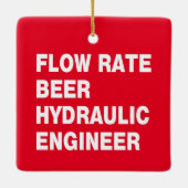 水力技術者ビール セラミックオーナメント (裏面)