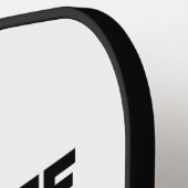 水力技術者ビール ピックルボールラケット (左詳細)