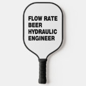 水力技術者ビール ピックルボールラケット (裏面)