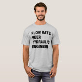 水力技術者ビール Tシャツ (正面フル)