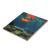 水加飾タイルの炎 タイル (側面)