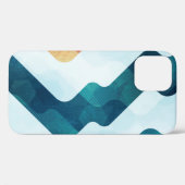 水効果グランジシームレスパターン Case-Mate iPhoneケース (裏面 (横))
