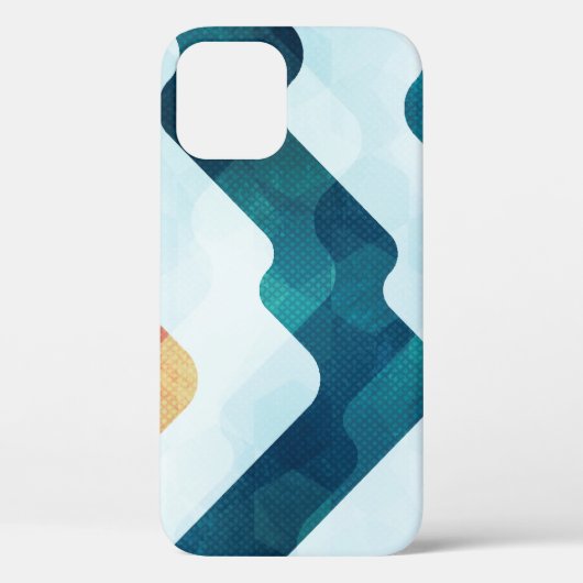 水効果グランジシームレスパターン Case-Mate iPhoneケース (裏面)