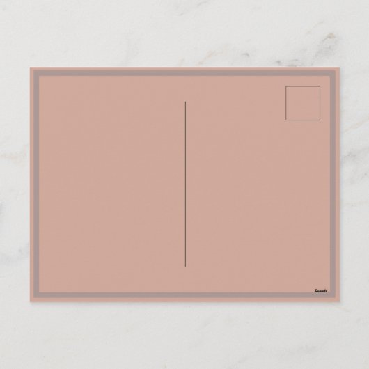 水動揺してビクトリアン色の花を付けた女性 シーズンポストカード (裏面)