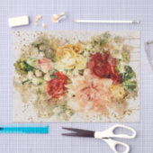 水動揺して色バラ 薄葉紙 (クラフト)