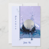 水危険 招待状 (正面)