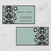 水及び黒いフラワーパワー 名刺 (正面/裏面)