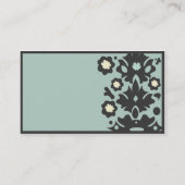 水及び黒いフラワーパワー 名刺 (裏面)