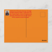 水反射ポストカード付きカンザスサンセット ポストカード (裏面)