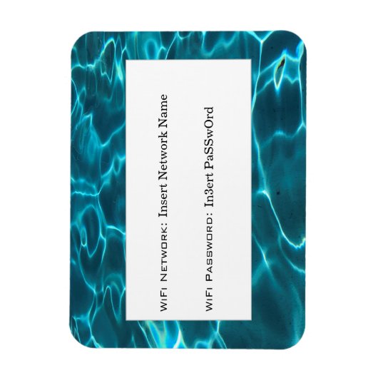 水反射wifi詳細 マグネット (縦)