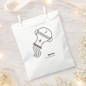 水受けギフトのアクリパーソナライズされたウス フェイバーバッグ (クリップ留めされた状態)