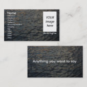 水名刺のテンプレート 名刺 (正面/裏面)