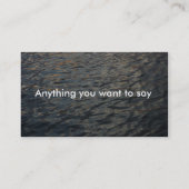 水名刺のテンプレート 名刺 (裏面)