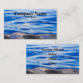 水名刺 名刺 (正面/裏面)