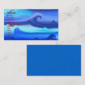 水名刺 名刺 (正面/裏面)