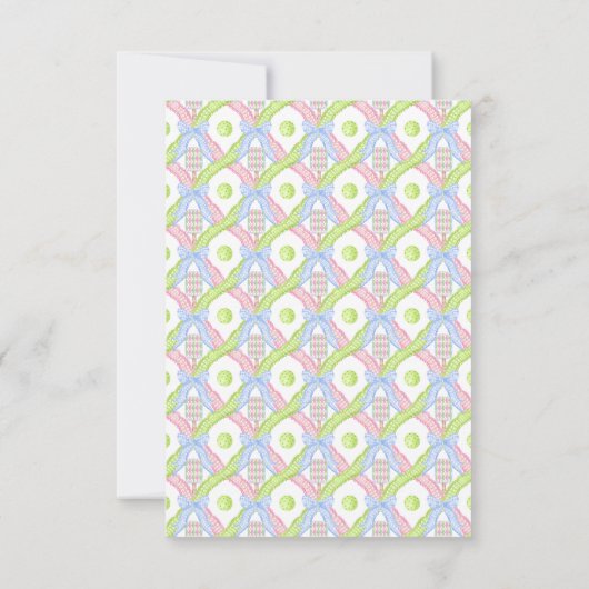 水名門私立校風の色のピクレアーガイルボール サンキューカード (裏面)