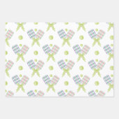 水名門私立校風の色のピクレアーガイルボール ラッピングペーパーシート (正面2)