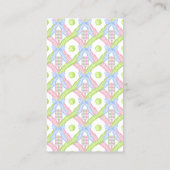 水名門私立校風の色のピクレアーガイルボール 名刺 (裏面)