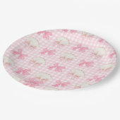 水名門私立校風の色ビーチシーシェルパーティー ペーパープレート (アングル)