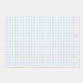 水名門私立校風の色ブルーモノグラムゴルフポロシャツ ラッピングペーパーシート (正面3)