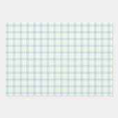 水名門私立校風の色ブルーモノグラムゴルフポロシャツ ラッピングペーパーシート (正面2)