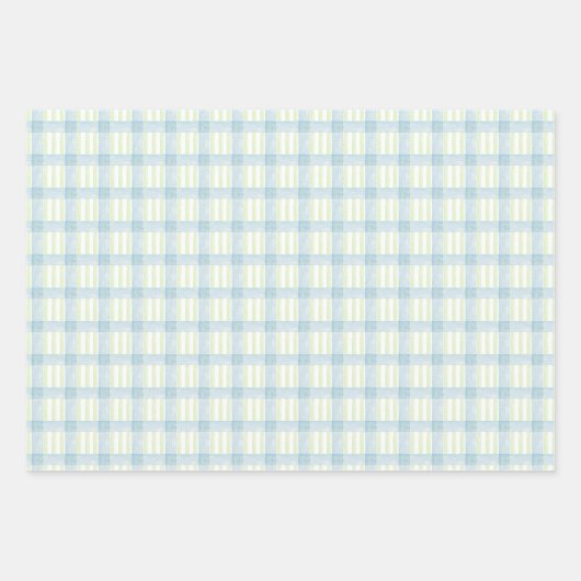 水名門私立校風の色ブルーモノグラムゴルフポロシャツ ラッピングペーパーシート (正面2)