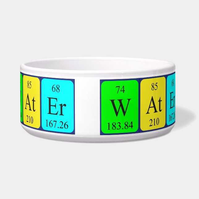 水周期表名ペットボウル1A ボウル (右)