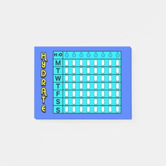 水和の図表のポスト・イット ポストイット (正面)