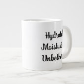 水和、保湿、気のないおもしろい自己気に ジャンボコーヒーマグカップ (正面右)