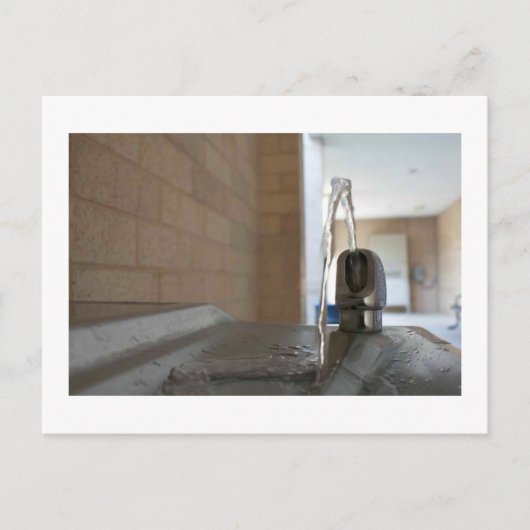 水噴水 ポストカード (正面)