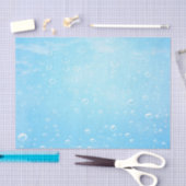 水図解入りの、写真付きの泡 薄葉紙 (クラフト)