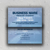 水圧は青く洗う 名刺