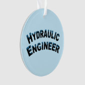 水圧技術者の水滴 オーナメント (正面)